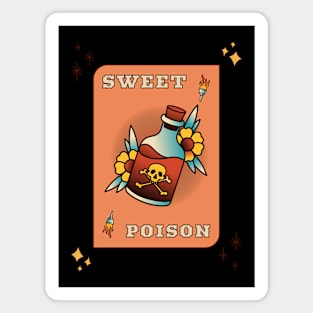 Poison Bottle Tattoo Design Magnet